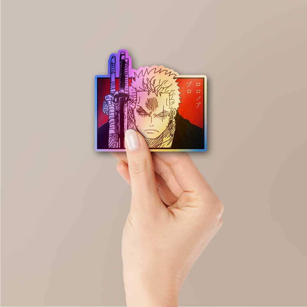 Zoro Holographic Sticker