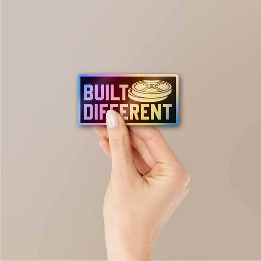 Build Different Holographic Sticker