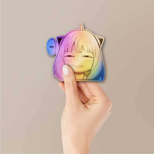 Anya Heh Holographic Sticker