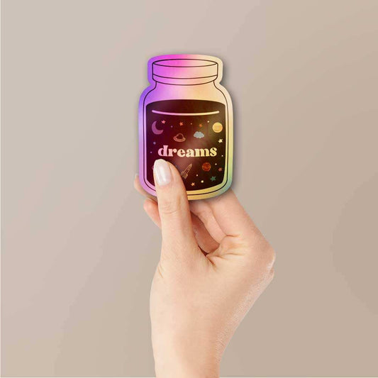 Dreams Holographic Sticker