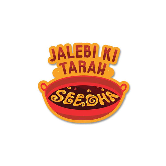 Jalebi Ki Tarah Sticker