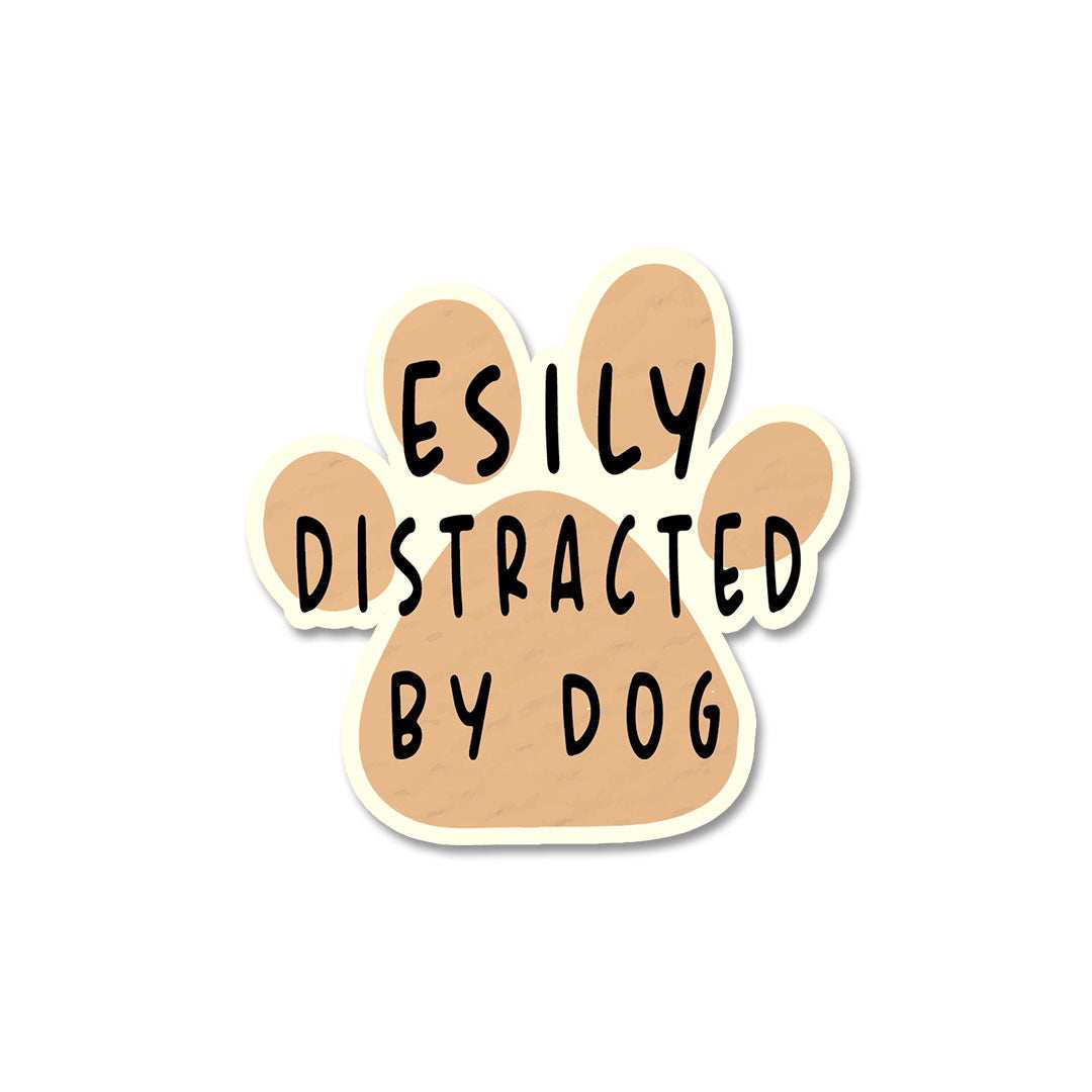 Distracted By Dog Sticker