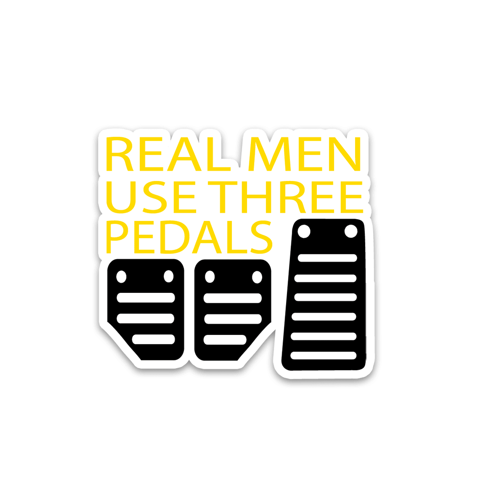 Real Men Bumper Sticker
