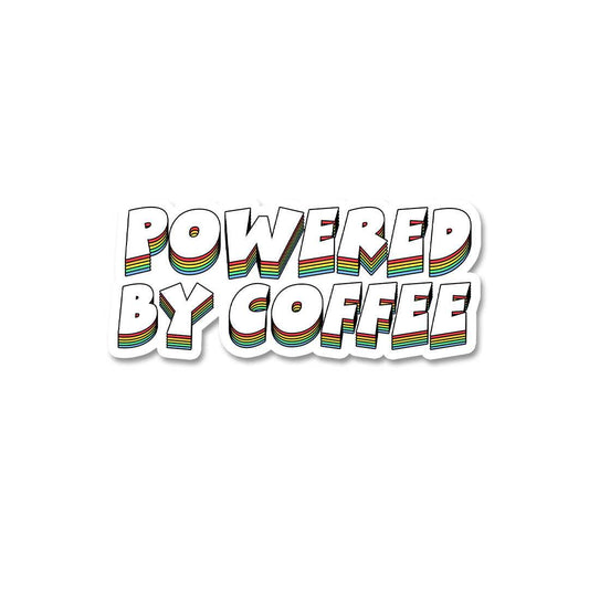 Powered By Coffee Sticker