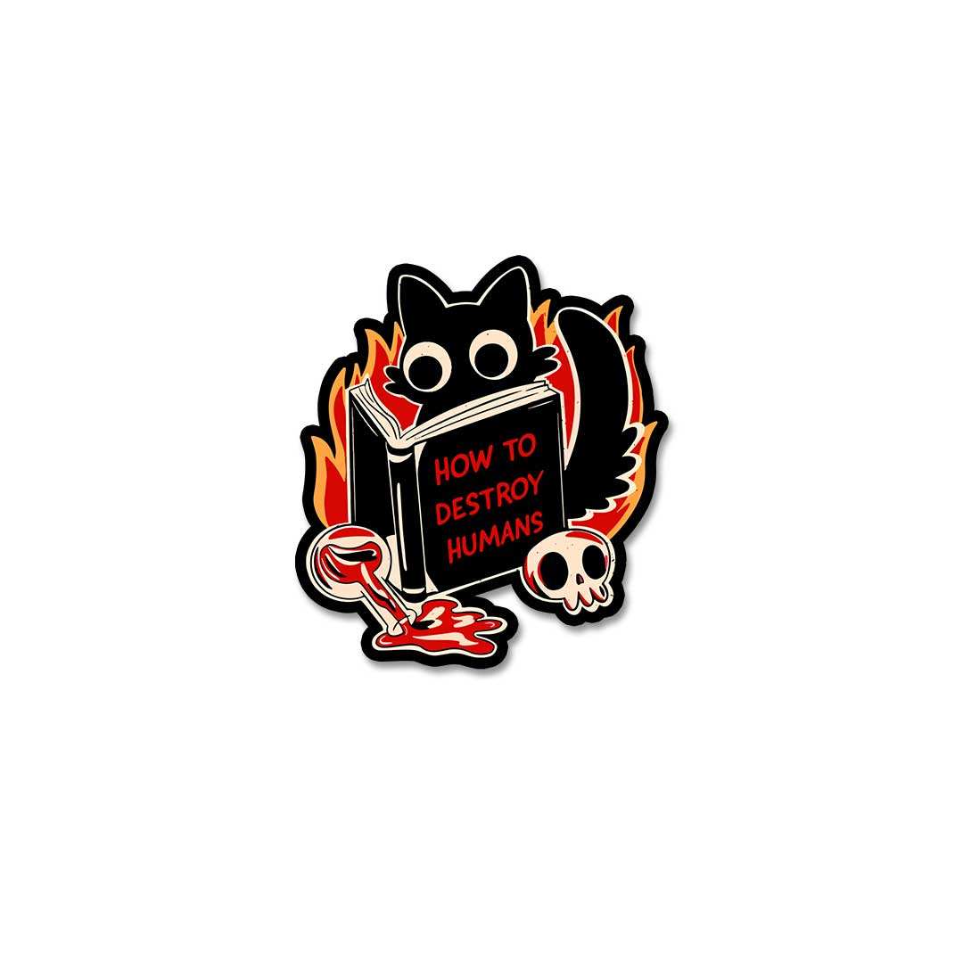 How To Destroy Humans Sticker