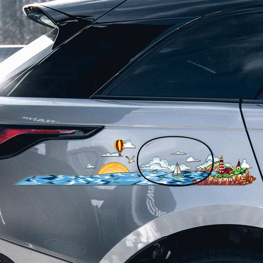 Summer beach Infinity Sticker