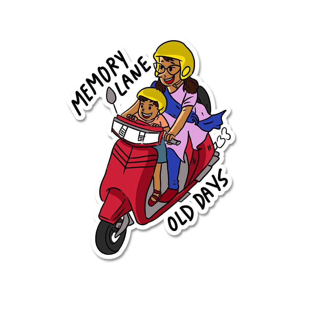 Memory Lane Sticker