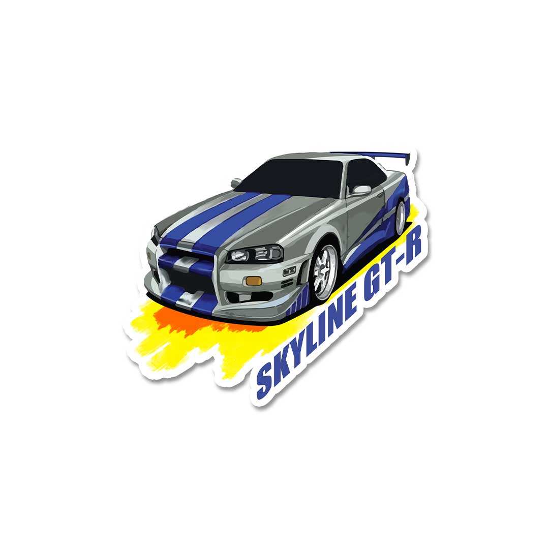 Skyline Gt R Sticker