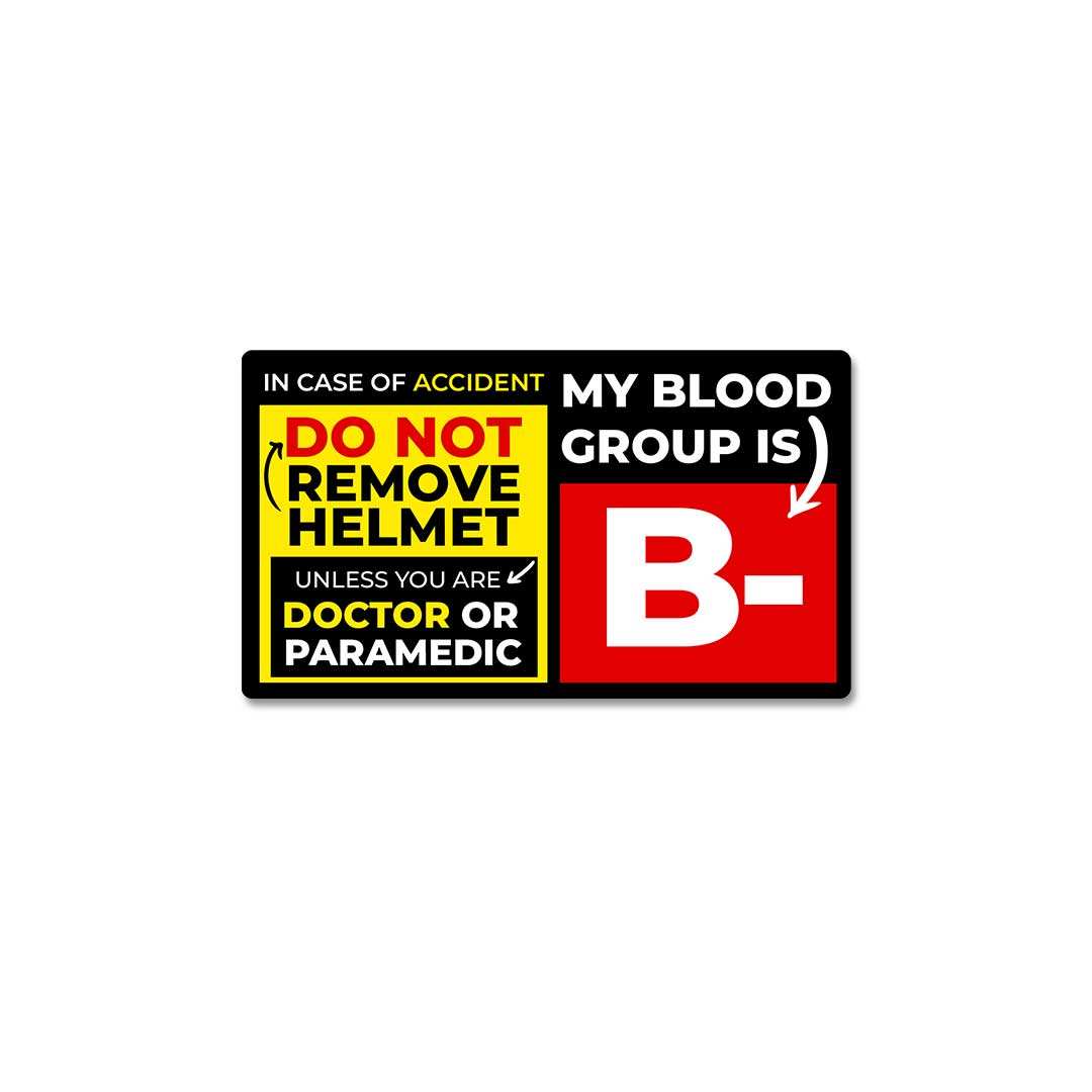 B Negative Sticker