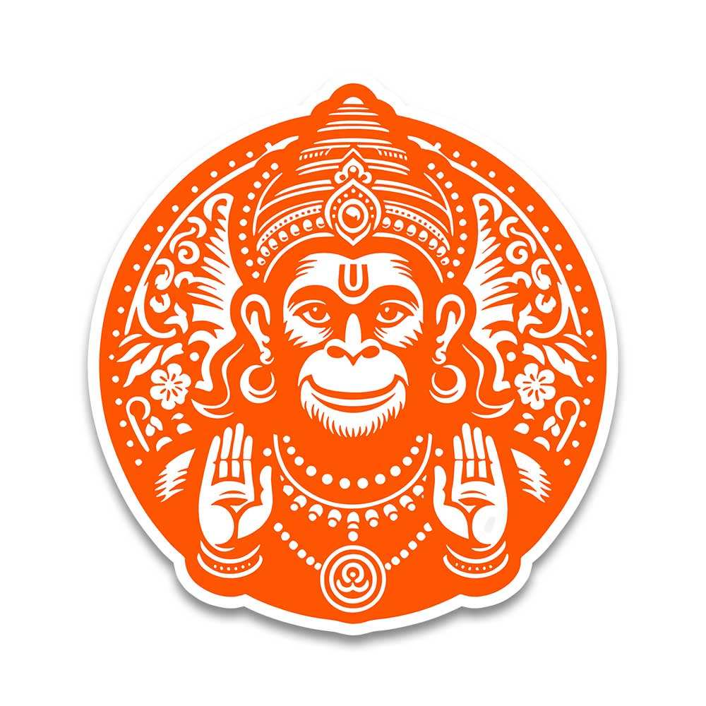 Hanuman Bumper Sticker
