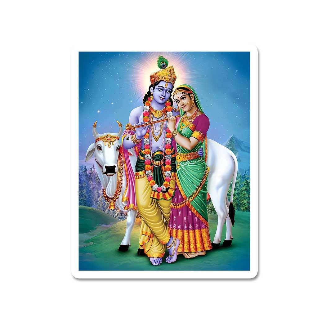 Radha Krishna Sticker