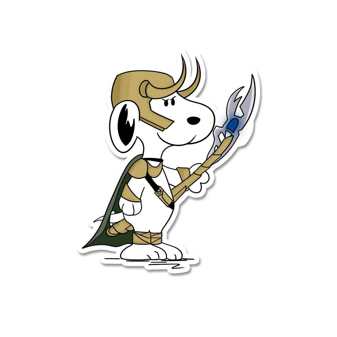 Loki-Dog Sticker