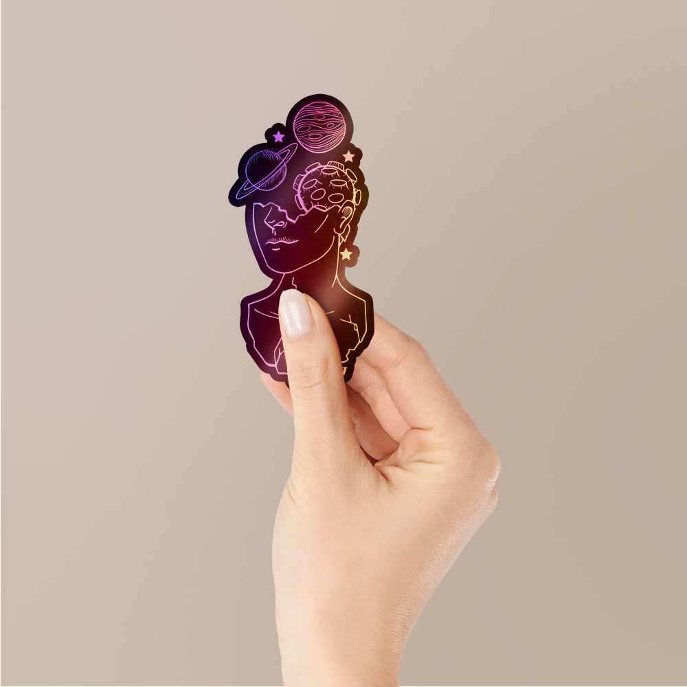 Space Impact Holographic Stickers | STICK IT UP