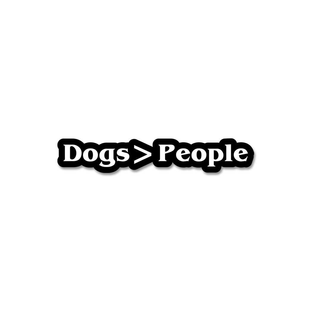Dogs & People Sticker