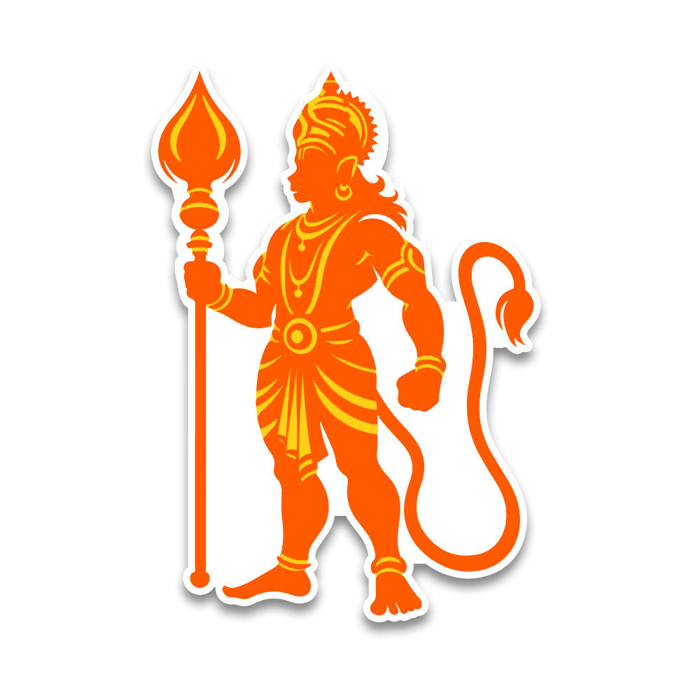 Lord Hanuman 2.0 Bumper Sticker