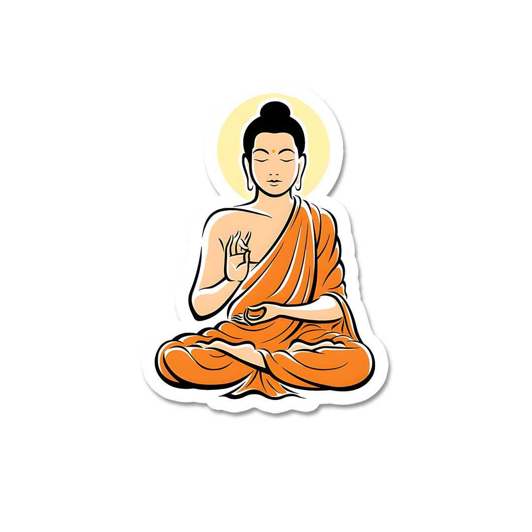 Gautam Buddha Sticker