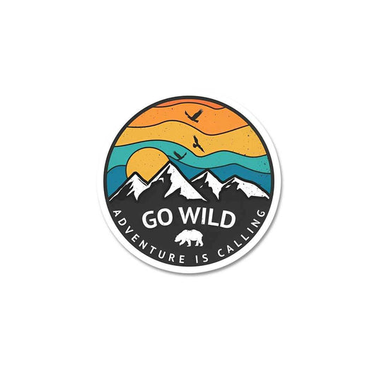 Go Wild Adventure Is Calling  Sticker