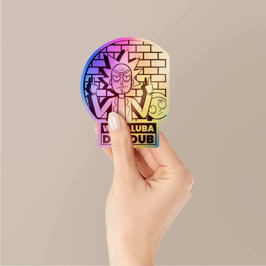 Rick Holographic Stickers | STICK IT UP