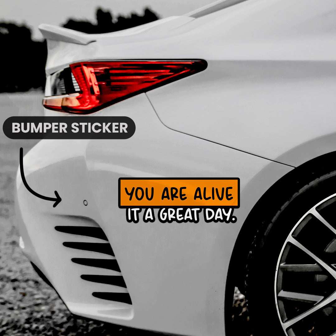 You Are Alive Bumper Sticker