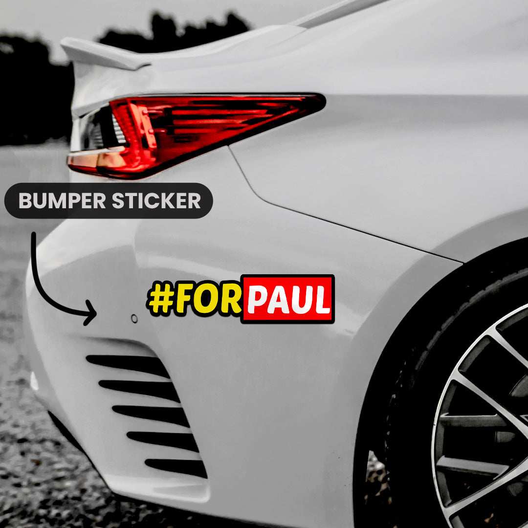 For Paul Bumper Sticker