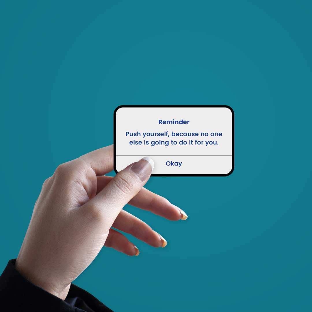 Push Yourself Sticker