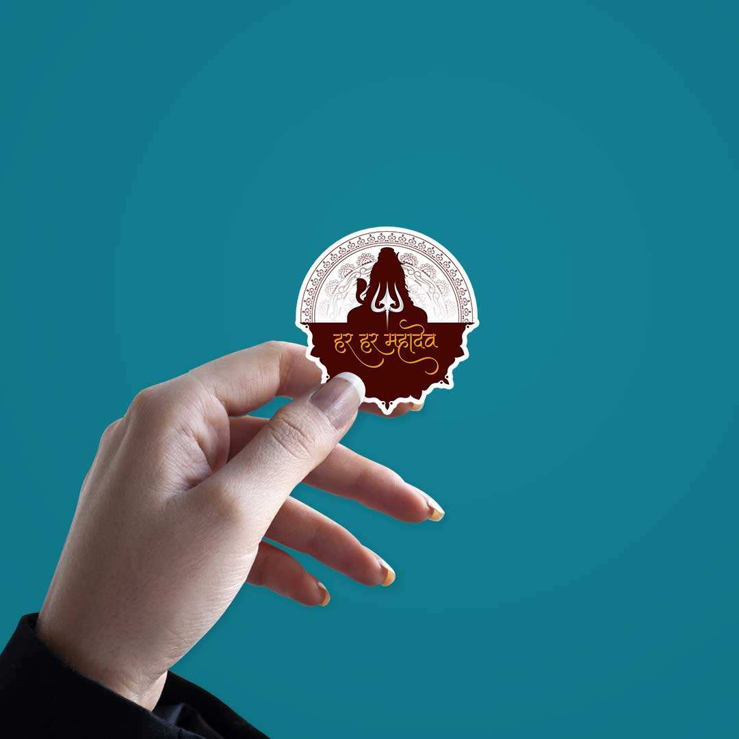 Har Har Mahadev Sticker