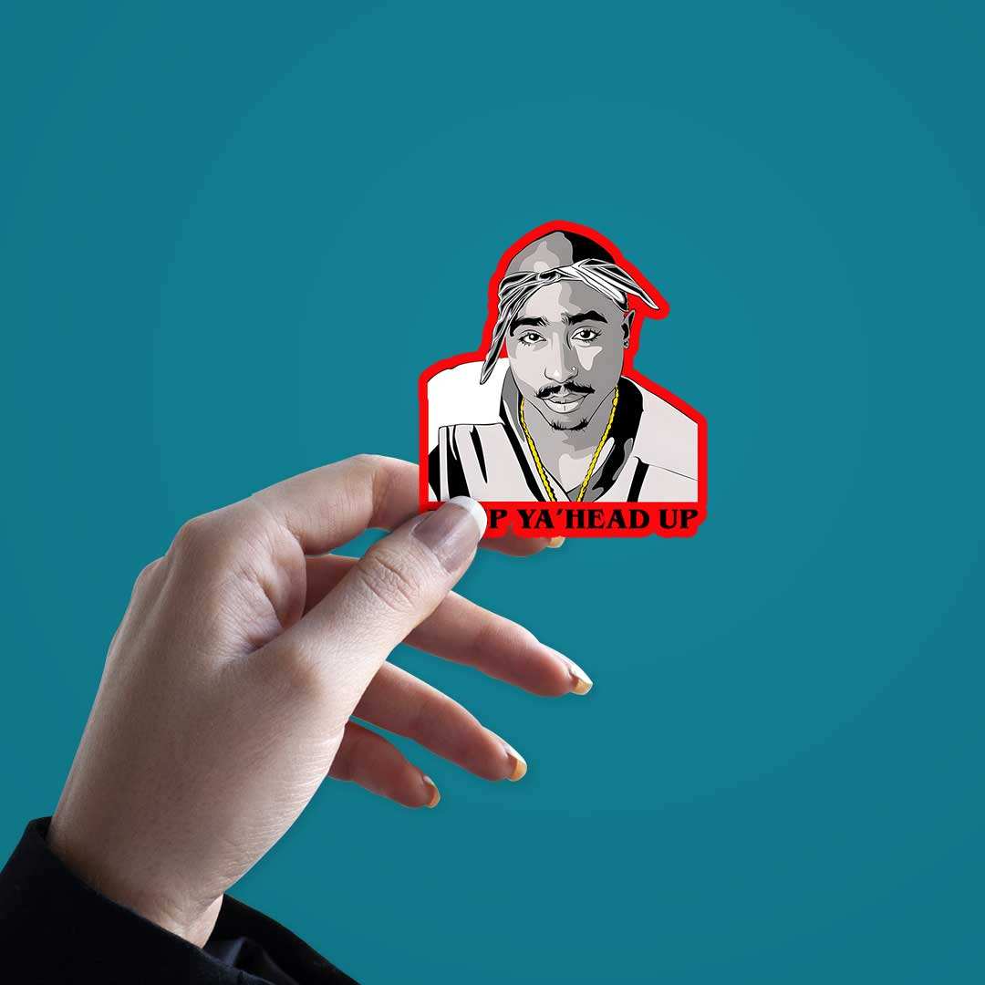 Keep Ya'Head Up Sticker