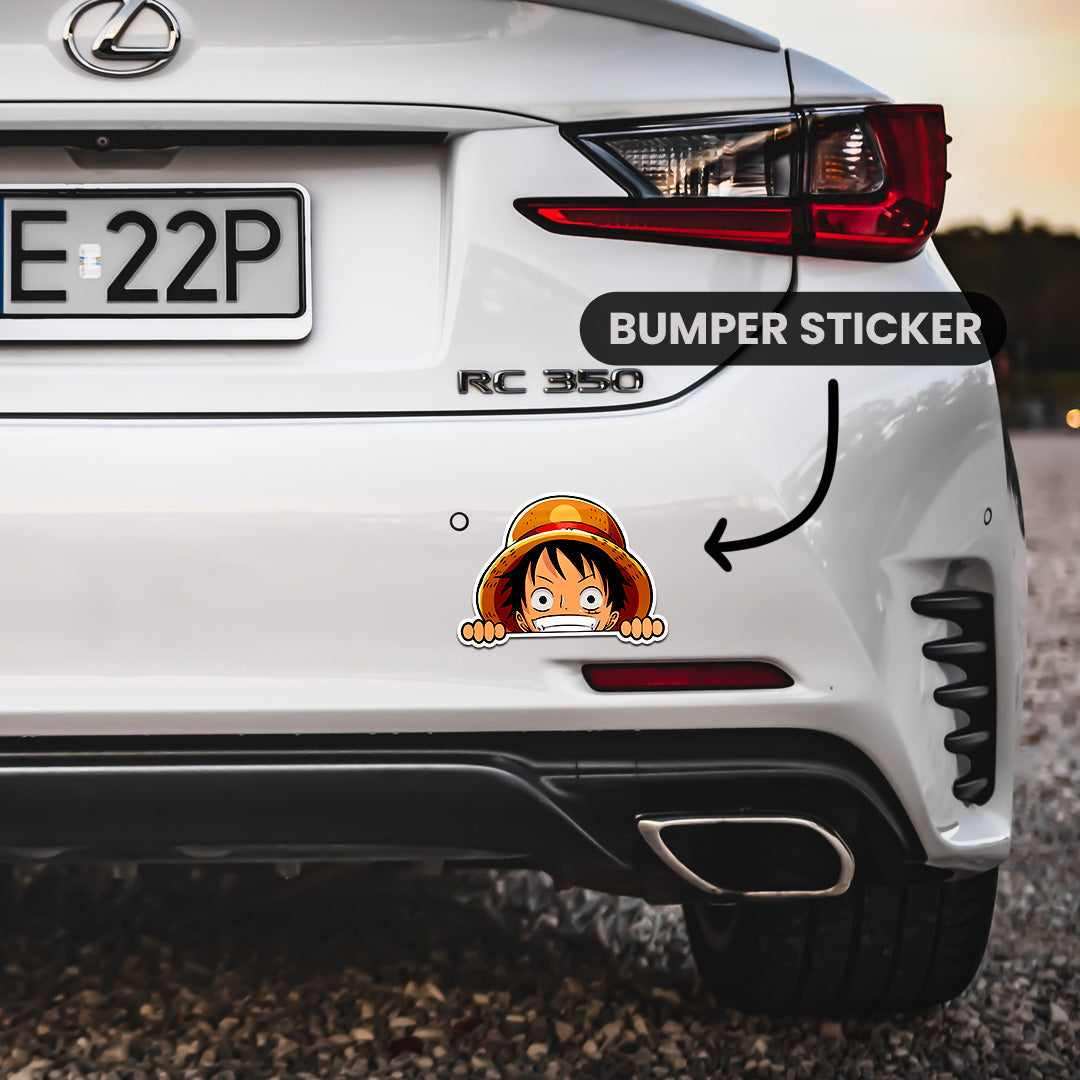 Luffy Bumper Sticker | STICK IT UP