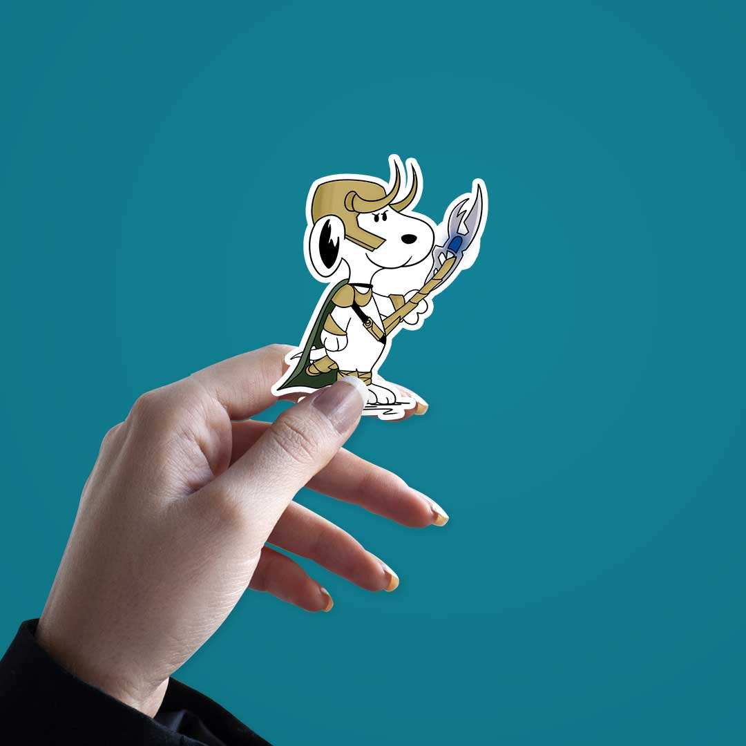 Loki-Dog Sticker