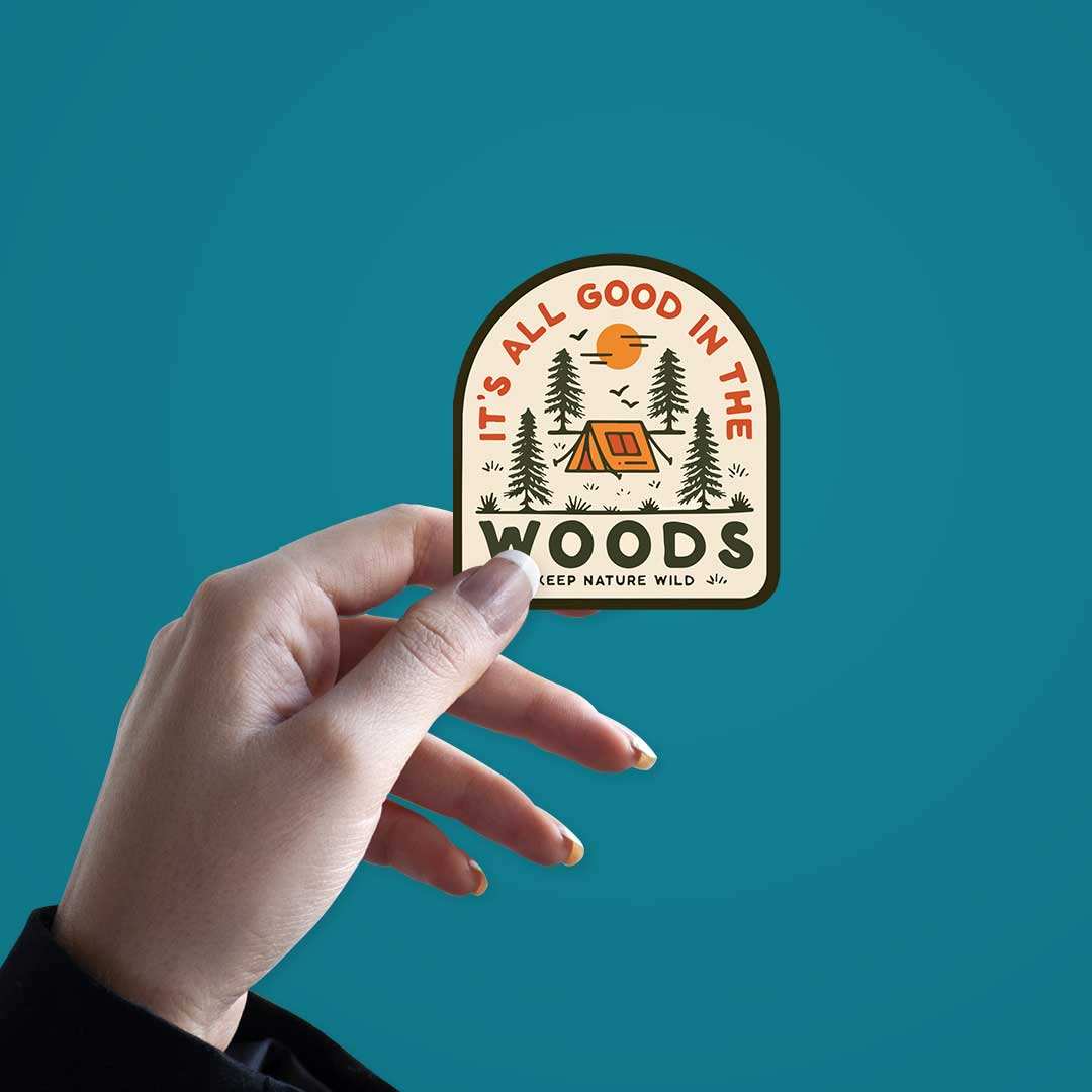 It'S All Good In Wood Sticker