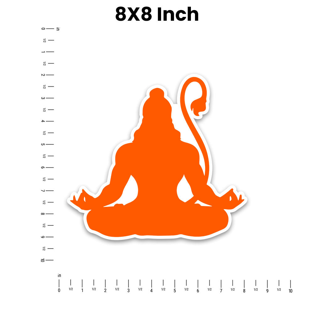 Lord Hanuman 3.0 Bumper Sticker