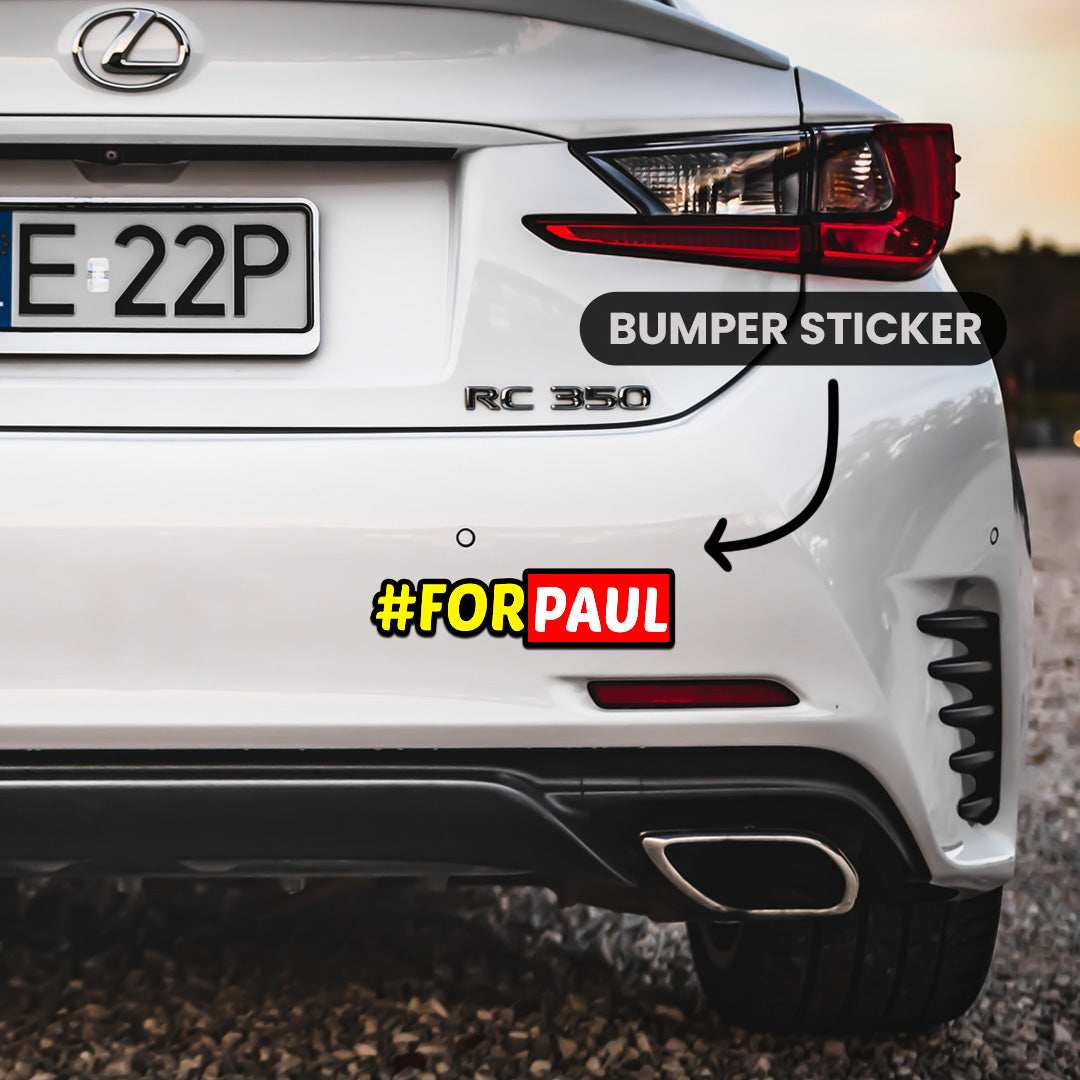For Paul Bumper Sticker