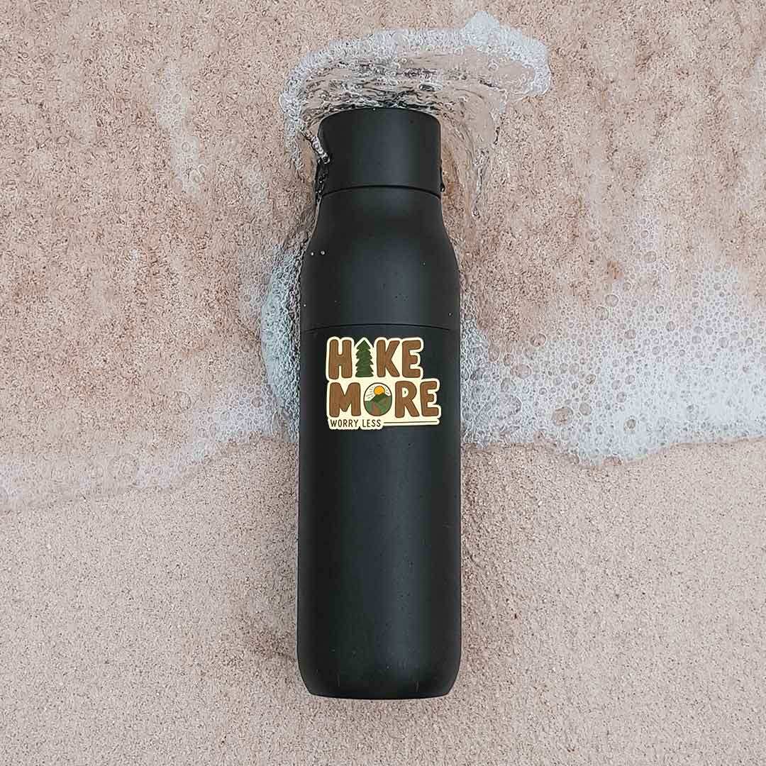 Hike More Worry Less Sticker