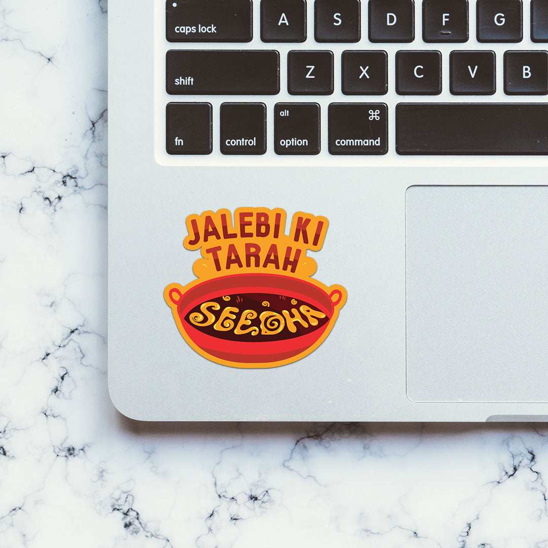 Jalebi Ki Tarah Sticker