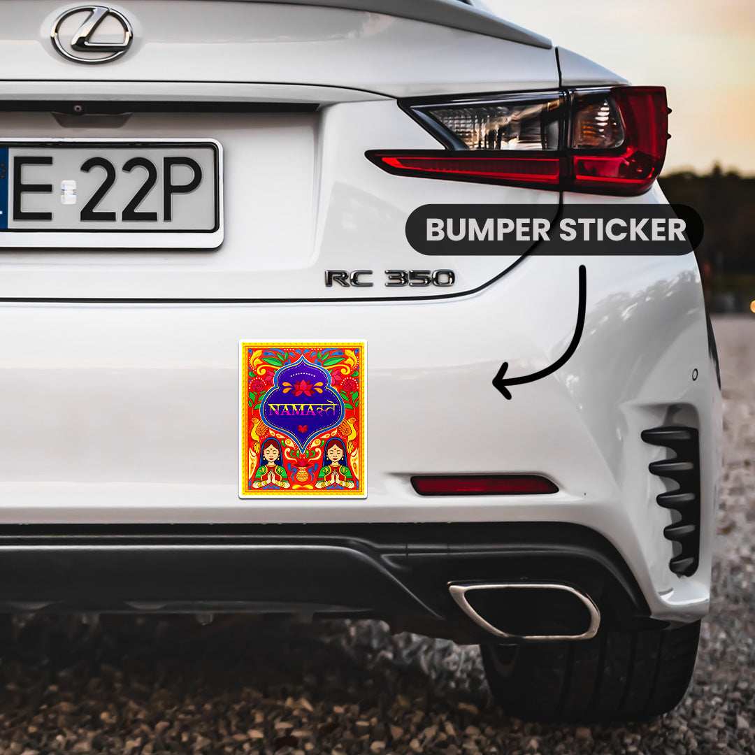 Namaste Bumper Sticker