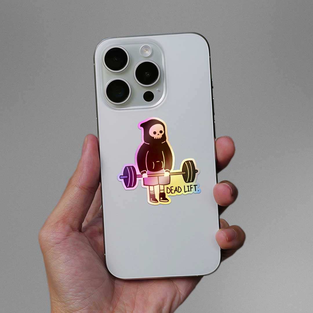 Dead Lift Holographic Sticker