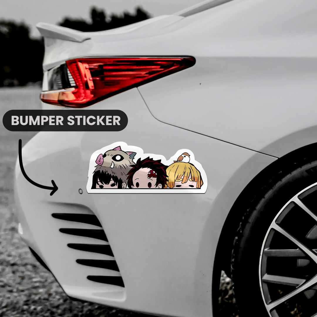 Demon Slayer Bumper Sticker | STICK IT UP