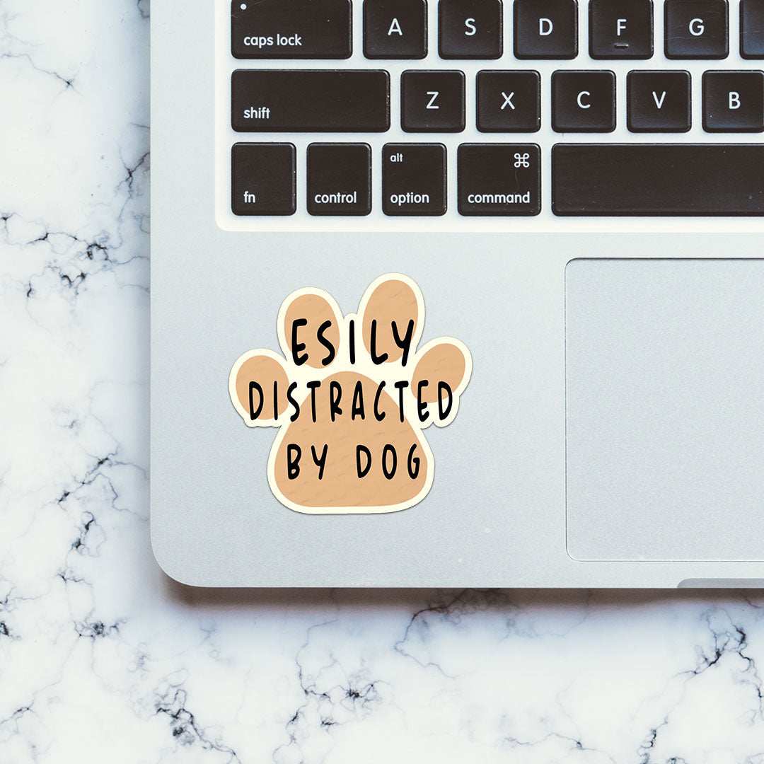 Distracted By Dog Sticker