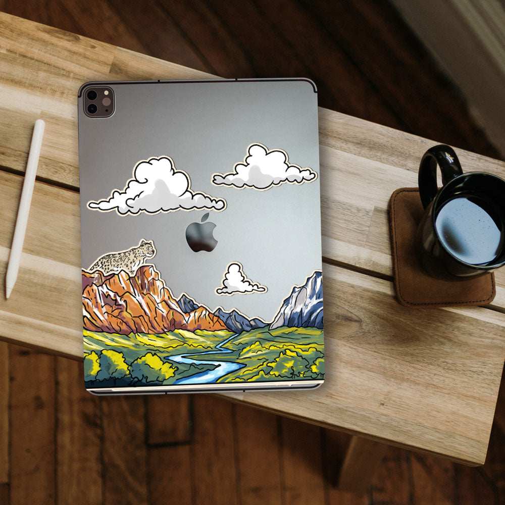 Into the mountains Infinity Sticker