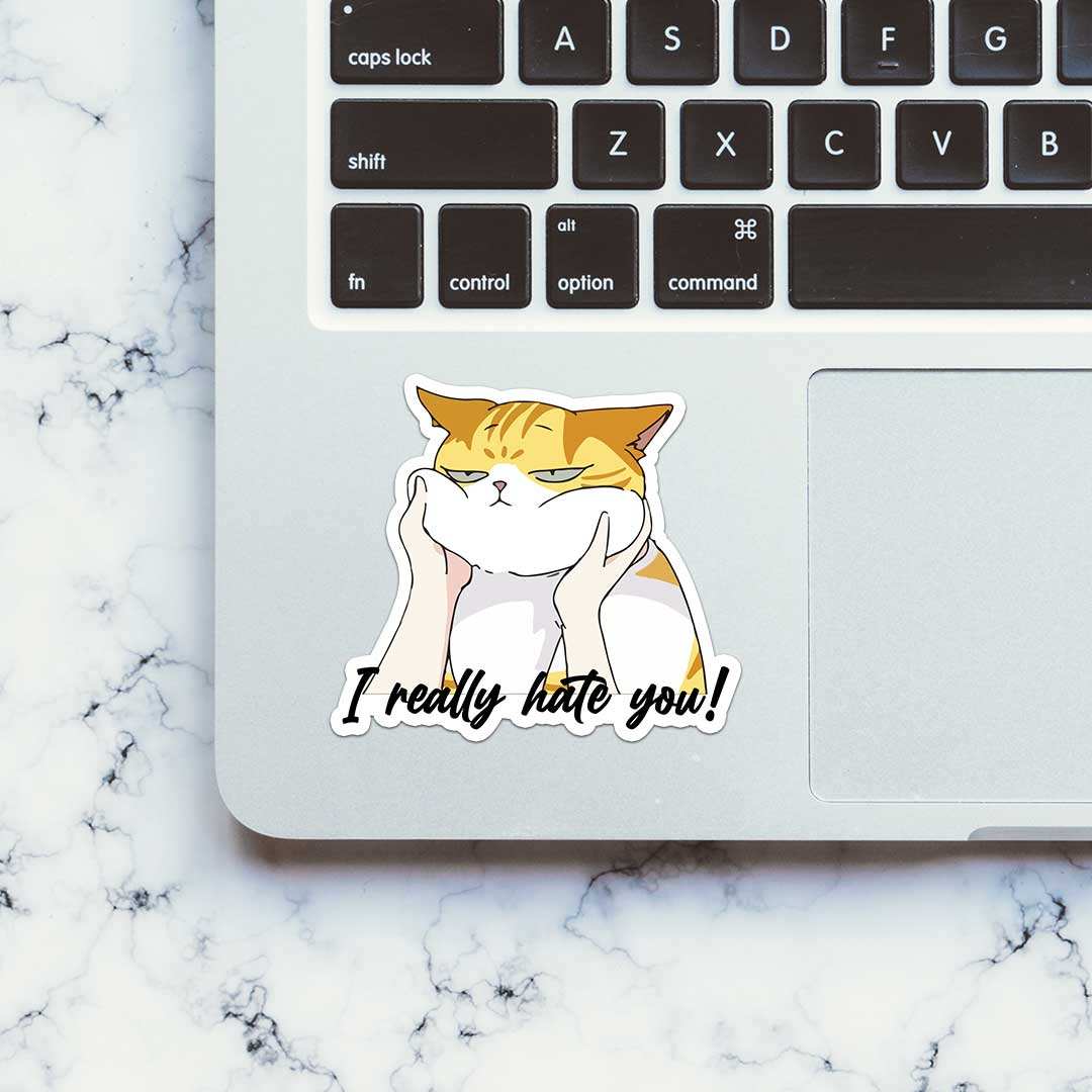 I Really Hate You Sticker