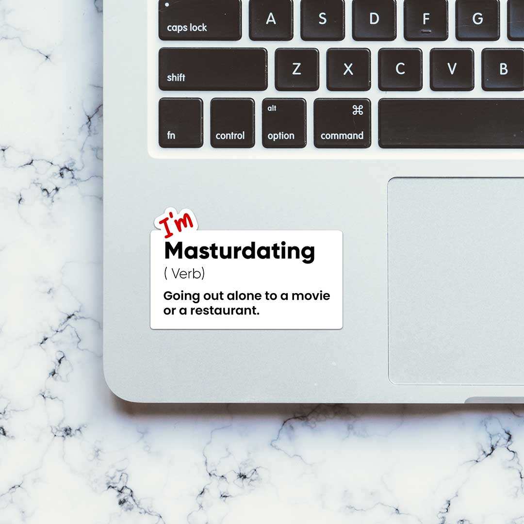 I M Masturdating Sticker