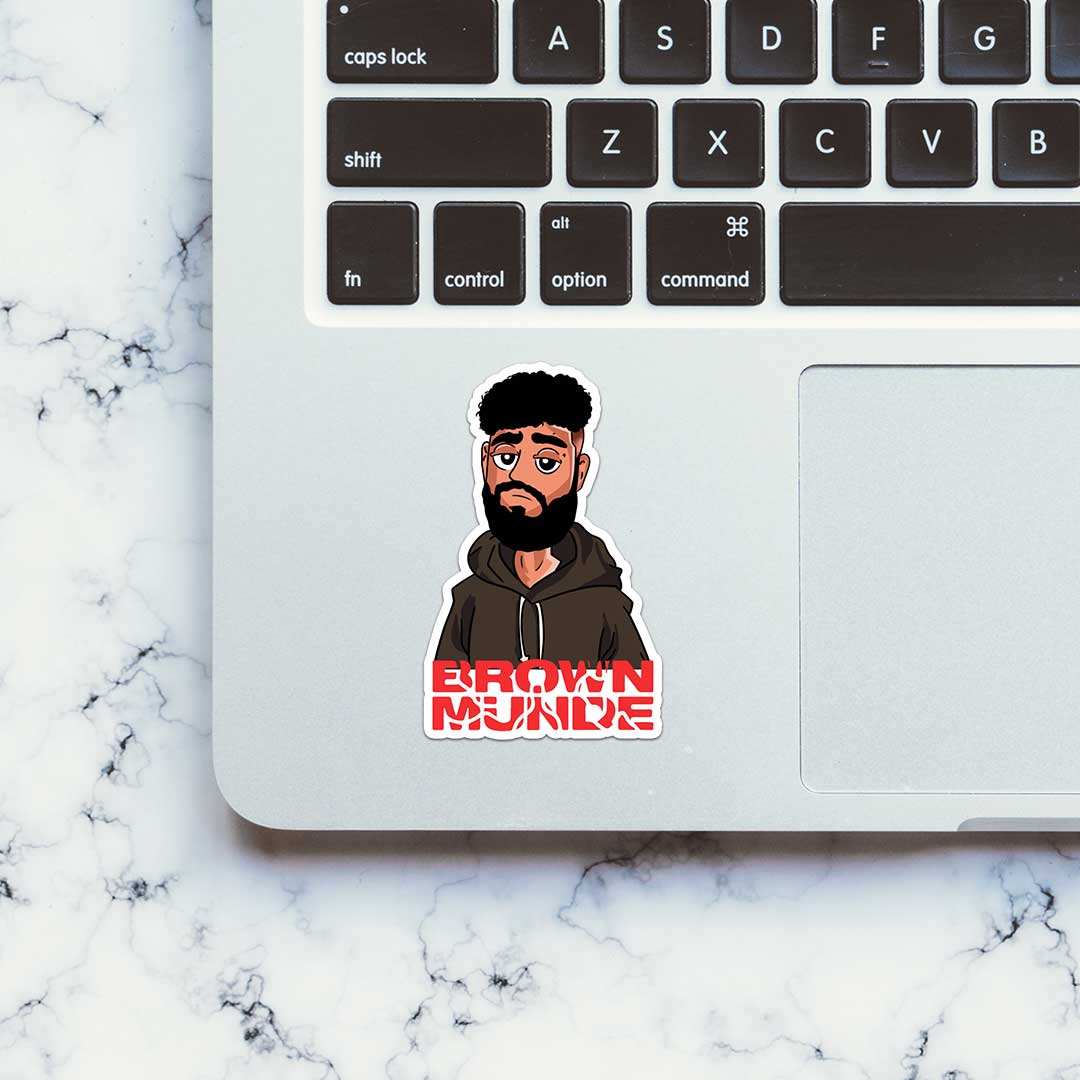 Brown Munde Sticker