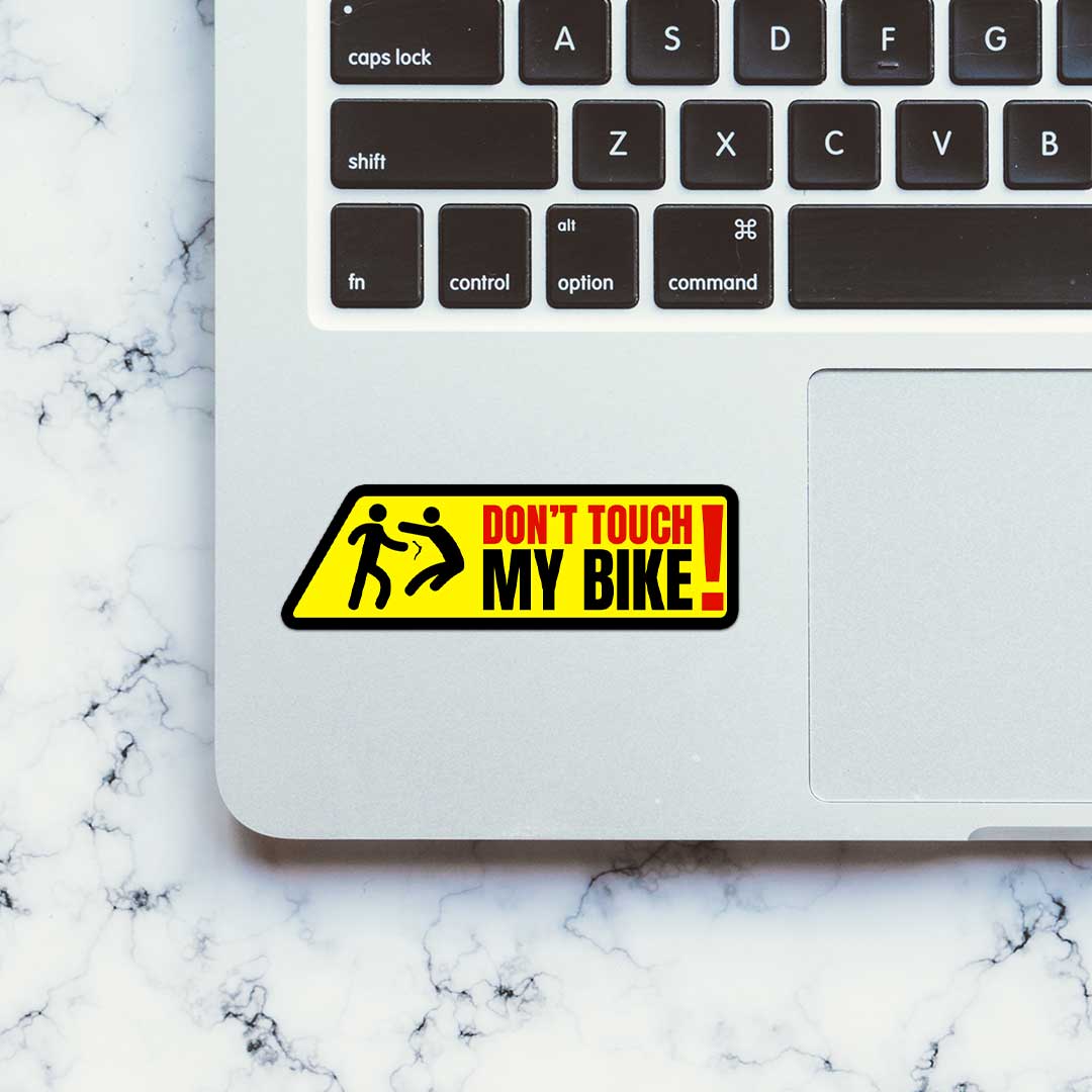 Don'T Touch My Bike Sticker