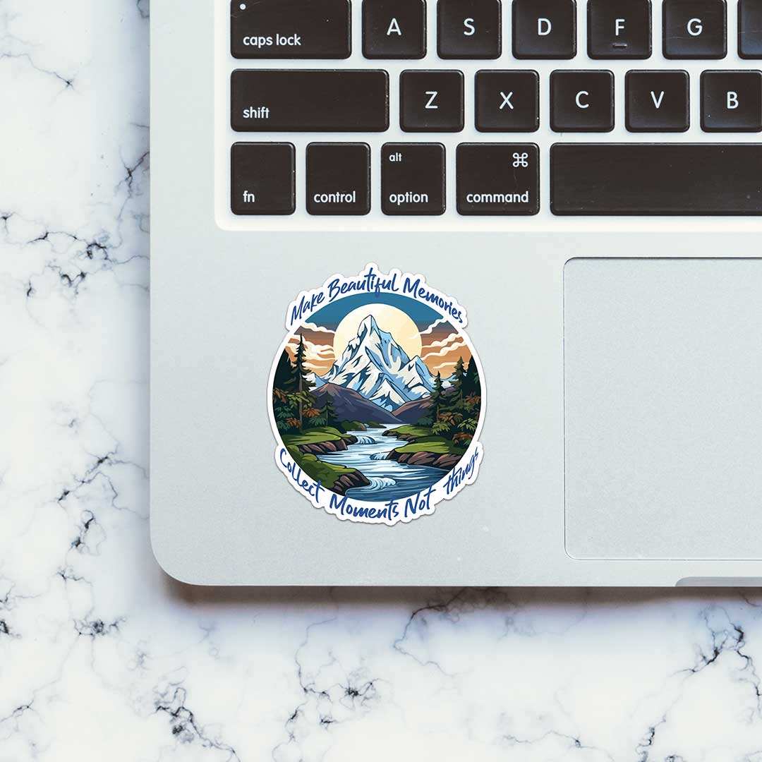 Collect Moment Not Things Sticker