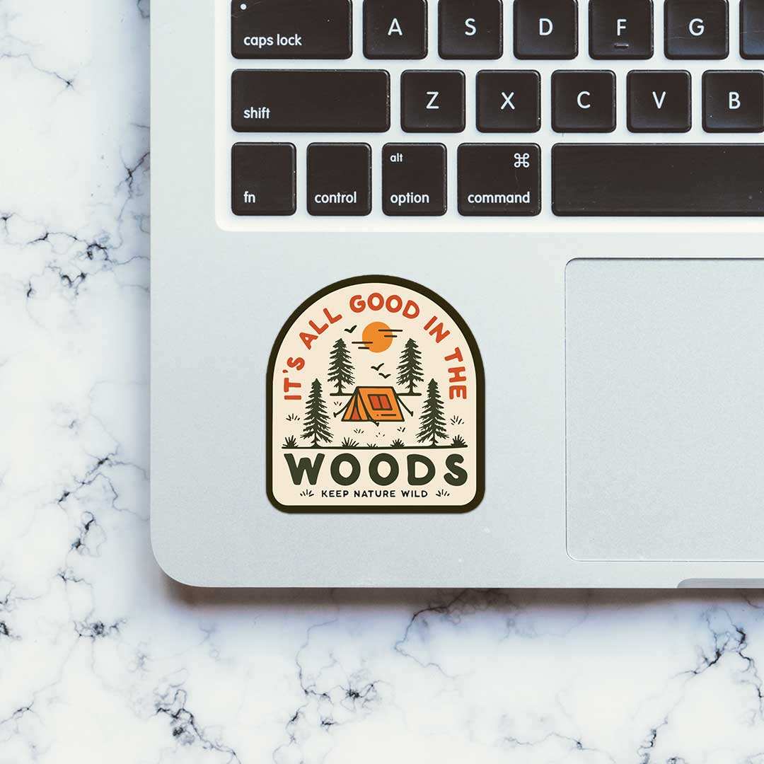 It'S All Good In Wood Sticker