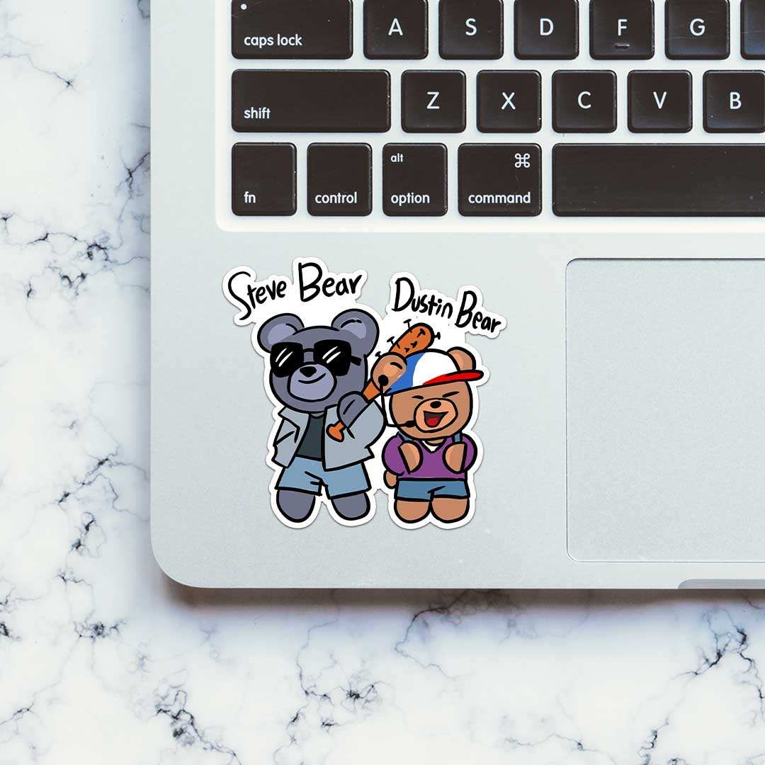 Steve Bear Dusty Bear Sticker