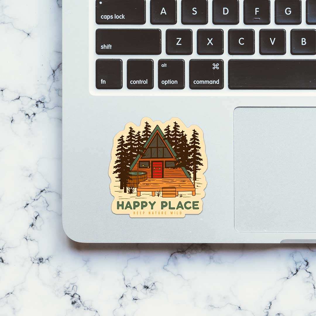Happy Place Sticker