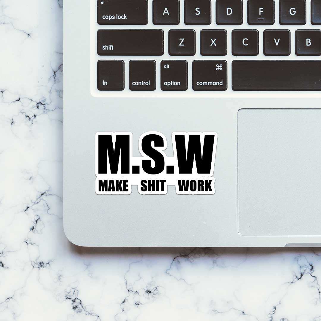 Msw Sticker