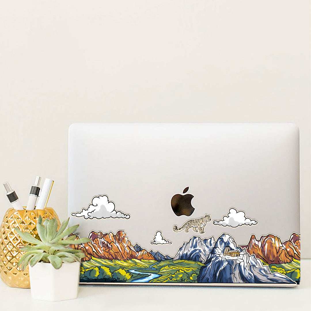 Into the mountains Infinity Sticker