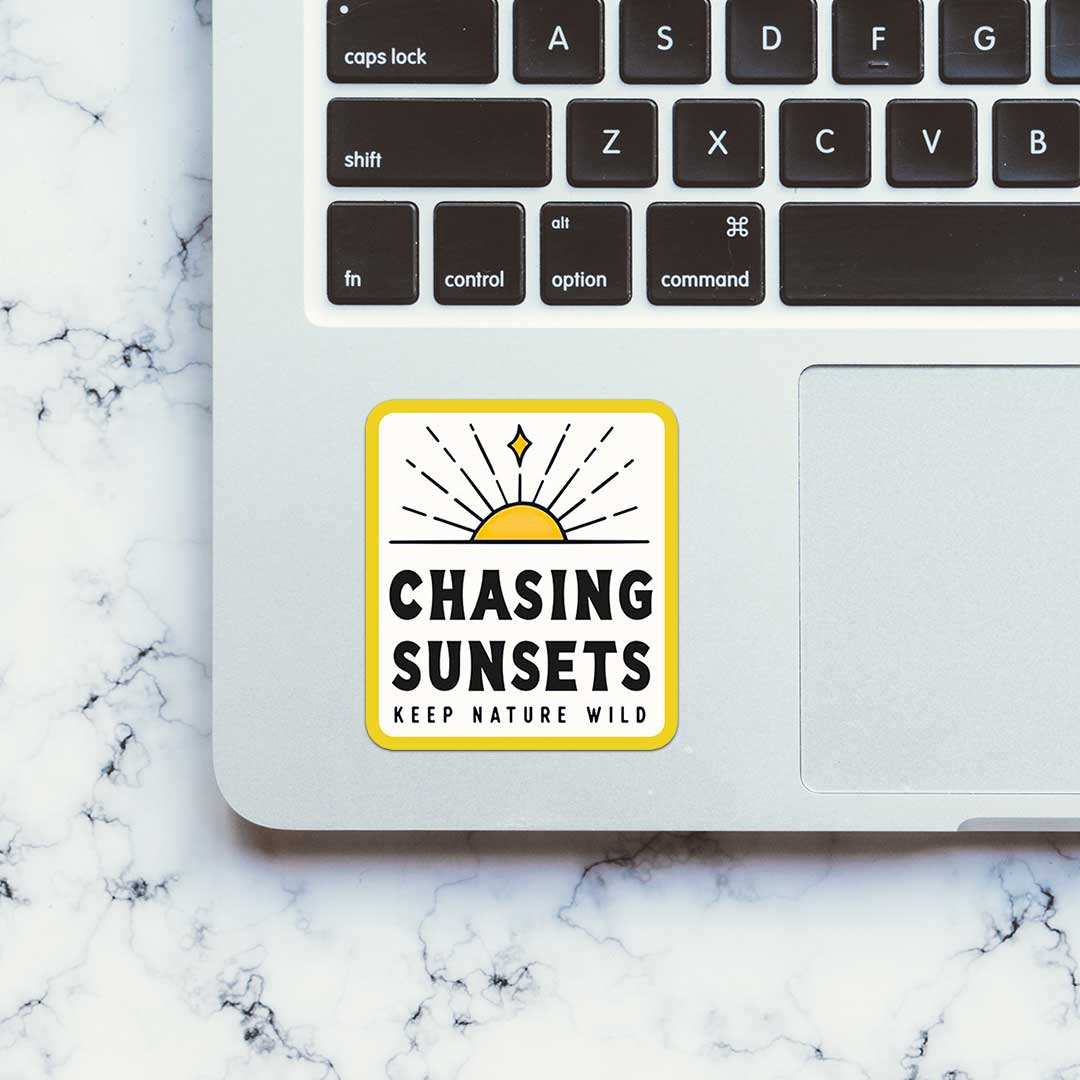 Chasing Sunset Sticker